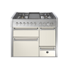 Steel fornuis Genesi 100/3 - Gas fornuis | GQ10SFF-D | Model 2024-Fornuizen-Steel Cucine-4 PITS GAS MET FRYTOP (4T)-Mat wit / Nuvola-Jones-Jansen