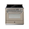 Steel Fornuis Ascot 90 - Inductie Fornuis | AQ9S-5FI | Model 2024-Fornuizen-Steel Cucine-Mat beige / Sabbia-CHROME-Jones-Jansen
