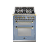 Steel Fornuis Ascot 70/2 -Gas Fornuis | AQ7SF-4 | Model 2024-Fornuizen-Steel Cucine-Mat blauw / Celeste-MESSING-Jones-Jansen