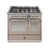 Steel Fornuis Ascot 100- Gas Fornuis | AQ10SF | Model 2024-Fornuizen-Steel Cucine-6 PITS GAS (6W)-Mat beige / Sabbia-NIKKEL-Jones-Jansen