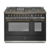 Steel Fornuis Ascot 120 - Gas Fornuis | AQ12SF | Model 2024-Fornuizen-Steel Cucine-7 PITS GAS INC. MEGA WOK (6M)-Mat Antraciet-BRONS-Jones-Jansen