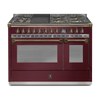 Steel Fornuis Ascot 120 - Gas Fornuis | AQ12SF | Model 2024-Fornuizen-Steel Cucine-6 PITS GAS + BAK/GRILLPLAAT (6B/6T)-Glanzend Bordeaux-BRONS-Jones-Jansen