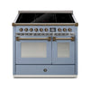 Steel Fornuis Ascot 100 - Inductie Fornuis | AQ10SF-5FI | Model 2024-Fornuizen-Steel Cucine-Mat blauw / Celeste-BRONS-Jones-Jansen