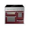 Steel fornuis Genesi 100/3 - Inductie fornuis | GQ10SFF-5FI | Model 2024-Fornuizen-Steel Cucine-5 ZONES INDUCTIE MET BOOSTER-Glanzend Bordeaux-Jones-Jansen
