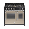 Steel fornuis Oxford 100 - Gas fornuis | X10FF-6 | Model 2024-Fornuizen-Steel Cucine-6 PITS GAS-Mat beige / Sabbia-Jones-Jansen