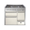 Steel fornuis Genesi 100/3 - Gas fornuis | GQ10SFF-D | Model 2024-Fornuizen-Steel Cucine-6 PITS GAS (6W)-Mat wit / Nuvola-Jones-Jansen