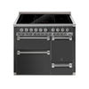 Steel Fornuis Ascot 100/3- Inductie Fornuis | AQ10SFF-D-5FI | Model 2024-Fornuizen-Steel Cucine-Mat Antraciet-CHROME-Jones-Jansen