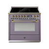 Steel Fornuis Ascot 90 - Inductie Fornuis | AQ9S-5FI | Model 2024-Fornuizen-Steel Cucine-Mat paars / Ametista-MESSING-Jones-Jansen