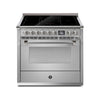Steel Fornuis Ascot 90 - Inductie Fornuis | AQ9S-5FI | Model 2024-Fornuizen-Steel Cucine-INOX-NIKKEL-Jones-Jansen