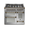 Steel Fornuis Ascot 100/3 - Gas Fornuis | AQ10SFF | Model 2024-Fornuizen-Steel Cucine-6 PITS GAS (6W)-INOX-BRONS-Jones-Jansen