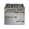 Steel Fornuis Ascot 100/3 D - Gas Fornuis | AQ10SFF-D | Model 2024-Fornuizen-Steel Cucine-6 PITS GAS (6W)-INOX-BRONS-Jones-Jansen