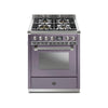 Steel Fornuis Ascot 70 - Gas Fornuis Ascot | AQ7S-4 | Model 2024-Fornuizen-Steel Cucine-Mat paars / Ametista-NIKKEL-Jones-Jansen