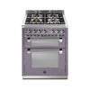 Steel Fornuis Ascot 70/2 -Gas Fornuis | AQ7SF-4 | Model 2024-Fornuizen-Steel Cucine-Mat paars / Ametista-CHROME-Jones-Jansen