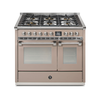 Steel Fornuis Ascot 100- Gas Fornuis | AQ10SF | Model 2024-Fornuizen-Steel Cucine-6 PITS GAS (6W)-Mat beige / Sabbia-CHROME-Jones-Jansen