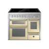 Steel fornuis Genesi 100/3 - Inductie fornuis | GQ10SFF-5FI | Model 2024-Fornuizen-Steel Cucine-5 ZONES INDUCTIE MET BOOSTER-Glanzend Creme / Crema-Jones-Jansen