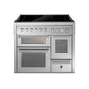 Steel fornuis Genesi 100/3 - Inductie fornuis | GQ10SFF-5FI | Model 2024-Fornuizen-Steel Cucine-5 ZONES INDUCTIE MET BOOSTER-Inox-Jones-Jansen