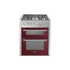 Steel fornuis Genesi 70/2 - Gas fornuis | GQ7SF | Model 2024-Fornuizen-Steel Cucine-Glanzend Bordeaux-Jones-Jansen