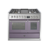 Steel fornuis Genesi 100 - Gas fornuis | GQ10SF | Model 2024-Fornuizen-Steel Cucine-4 PITS GAS MET FRYTOP (4T)-Mat paars / Ametista-Jones-Jansen